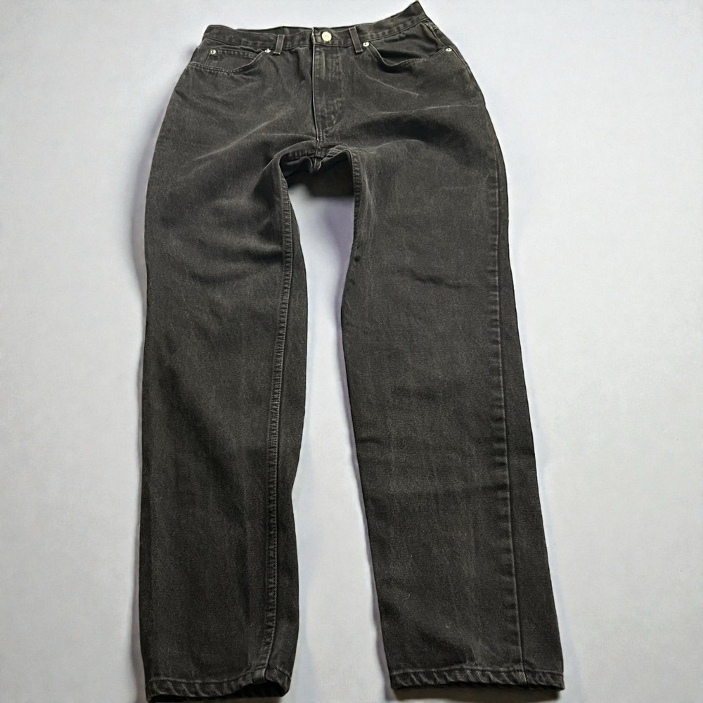 Vintage Jordache Basics Black Jeans Mens 34x34 USA Made‎ Straight Leg
